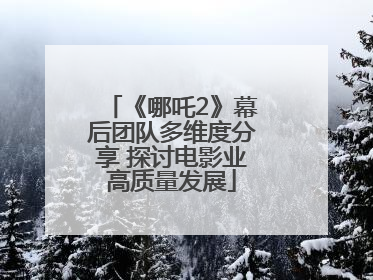 《哪吒2》幕后团队多维度分享 探讨电影业高质量发展