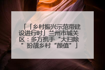 「乡村振兴示范带建设进行时」兰州市城关区：多方携手“大扫除”扮靓乡村“颜值”