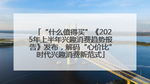 “什么值得买”《2025年上半年兴趣消费趋势报告》发布，解码“心价比”时代兴趣消费新范式
