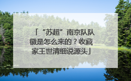 “苏超”南京队队徽是怎么来的？收藏家王世清细说源头