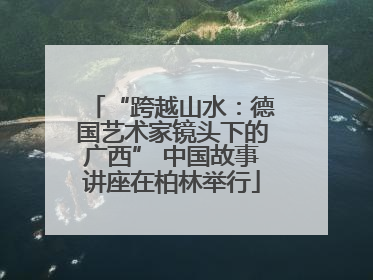 “跨越山水：德国艺术家镜头下的广西” 中国故事讲座在柏林举行