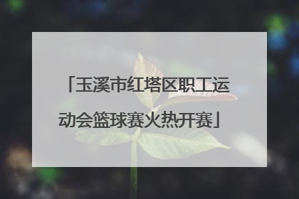 玉溪市红塔区职工运动会篮球赛火热开赛