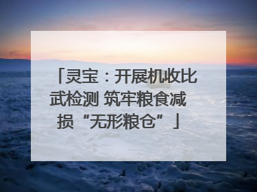 灵宝：开展机收比武检测 筑牢粮食减损“无形粮仓”