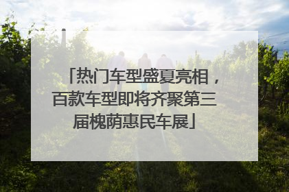 热门车型盛夏亮相，百款车型即将齐聚第三届槐荫惠民车展