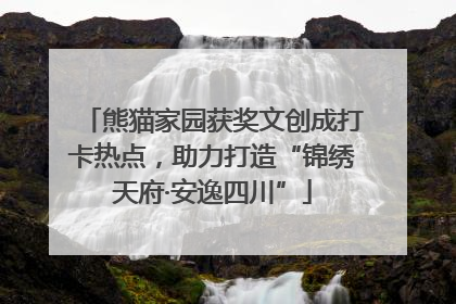 熊猫家园获奖文创成打卡热点，助力打造“锦绣天府·安逸四川”