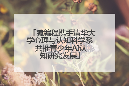 猿编程携手清华大学心理与认知科学系 共推青少年AI认知研究发展