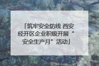 筑牢安全防线 西安经开区企业积极开展“安全生产月”活动