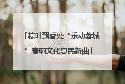 粽叶飘香处“乐动蓉城”奏响文化惠民新曲