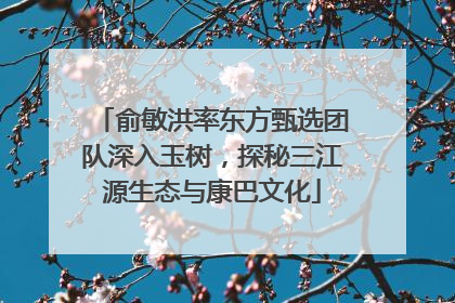 俞敏洪率东方甄选团队深入玉树，探秘三江源生态与康巴文化