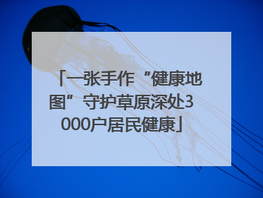 一张手作“健康地图”守护草原深处3000户居民健康