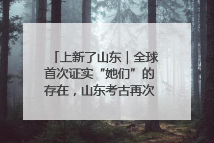 上新了山东｜全球首次证实“她们”的存在，山东考古再次震惊世界！