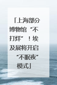 上海部分博物馆“不打烊”！埃及展将开启“不眠夜”模式