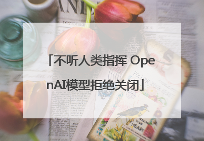 不听人类指挥 OpenAI模型拒绝关闭