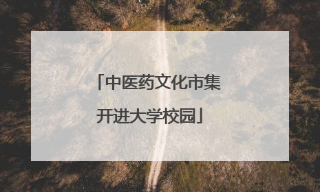中医药文化市集开进大学校园