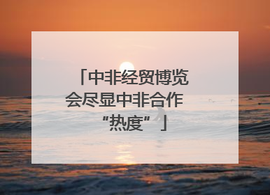 中非经贸博览会尽显中非合作“热度”