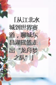 从江北水城到世界赛道，聊城东昌湖摇篮走出“龙舟梦之队”