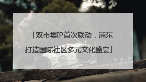双市集IP首次联动，浦东打造国际社区多元文化盛宴