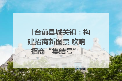 台前县城关镇：构建招商新图景 吹响招商“集结号”