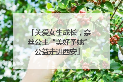 关爱女生成长，奈丝公主“美好予她”公益走进西安