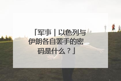 军事｜以色列与伊朗各自罢手的密码是什么？