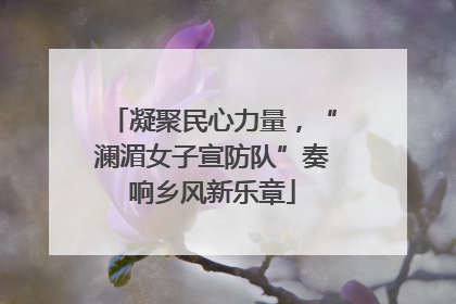 凝聚民心力量，“澜湄女子宣防队”奏响乡风新乐章