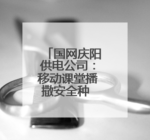 国网庆阳供电公司：移动课堂播撒安全种 云端服务浇灌节能花
