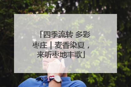 四季流转 多彩枣庄｜麦香染夏，来听枣地丰歌
