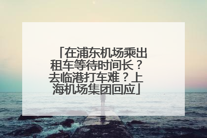 在浦东机场乘出租车等待时间长？去临港打车难？上海机场集团回应
