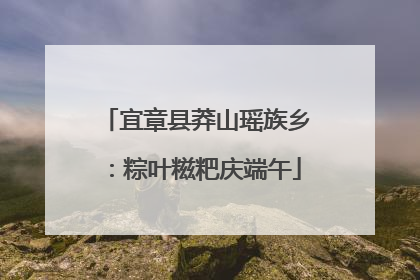 宜章县莽山瑶族乡：粽叶糍粑庆端午