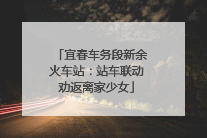 宜春车务段新余火车站：站车联动劝返离家少女
