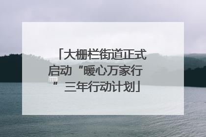 大栅栏街道正式启动“暖心万家行”三年行动计划