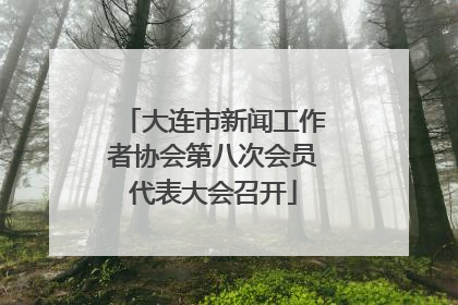 大连市新闻工作者协会第八次会员代表大会召开