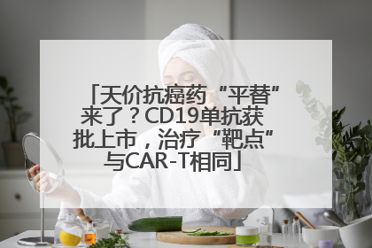 天价抗癌药“平替”来了？CD19单抗获批上市，治疗“靶点”与CAR-T相同
