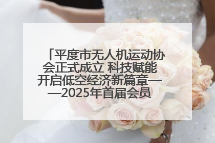 平度市无人机运动协会正式成立 科技赋能开启低空经济新篇章——2025年首届会员大会暨无人机应用发展论坛成功举办
