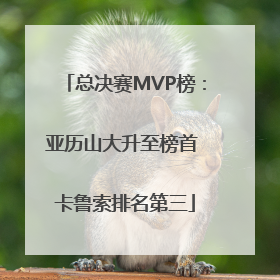 总决赛MVP榜：亚历山大升至榜首 卡鲁索排名第三
