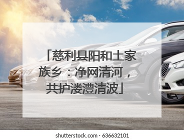 慈利县阳和土家族乡：净网清河，共护溇澧清波