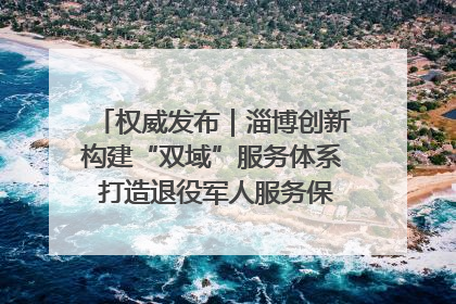 权威发布｜淄博创新构建“双域”服务体系 打造退役军人服务保障“淄博样板”