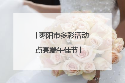 枣阳市多彩活动点亮端午佳节