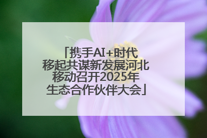 携手AI+时代 移起共谋新发展河北移动召开2025年生态合作伙伴大会