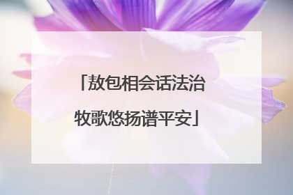 敖包相会话法治 牧歌悠扬谱平安