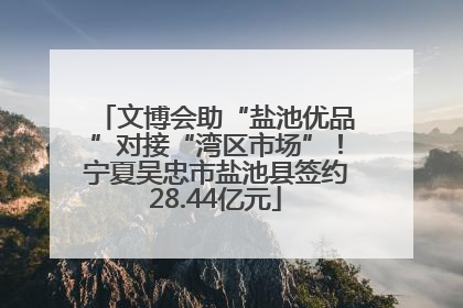 文博会助“盐池优品”对接“湾区市场”！宁夏吴忠市盐池县签约28.44亿元