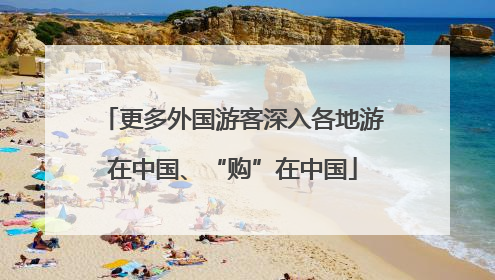 更多外国游客深入各地游在中国、“购”在中国