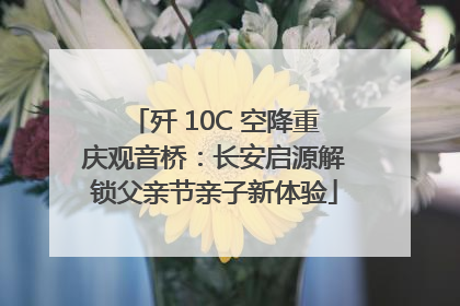歼 10C 空降重庆观音桥：长安启源解锁父亲节亲子新体验