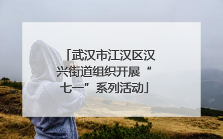 武汉市江汉区汉兴街道组织开展“七一”系列活动