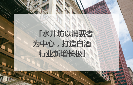 水井坊以消费者为中心，打造白酒行业新增长极