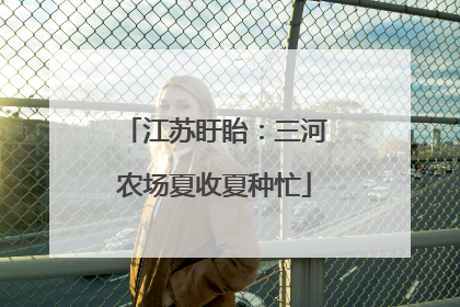 江苏盱眙：三河农场夏收夏种忙