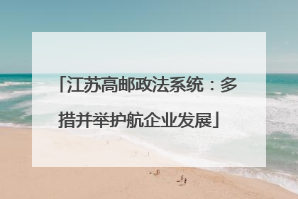 江苏高邮政法系统：多措并举护航企业发展