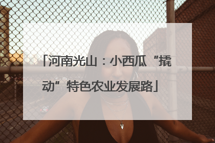 河南光山：小西瓜“撬动”特色农业发展路