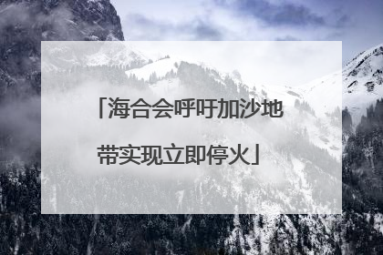 海合会呼吁加沙地带实现立即停火