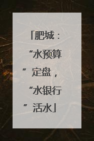 肥城：“水预算”定盘，“水银行”活水